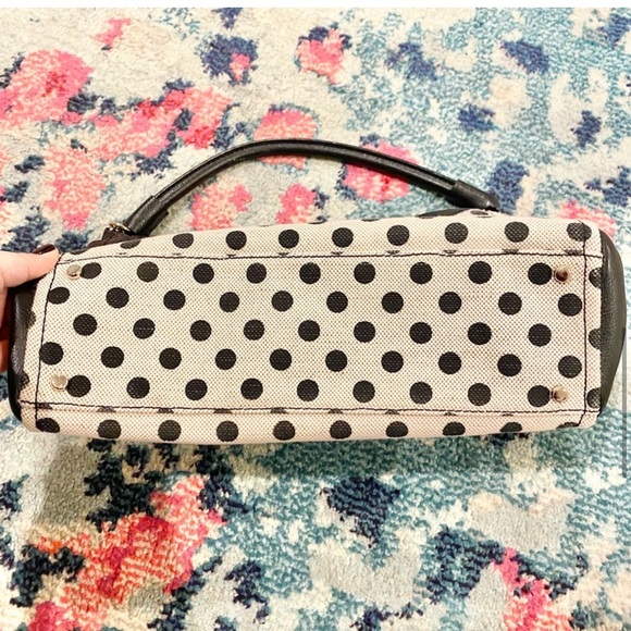 Kate Spade Cobble Hill Little Minka Canvas Dot Shoulder Bag - Picture 5 of 8